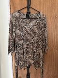Cheetah Print Blouse - Medium