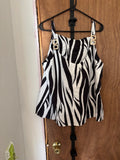 Zebra Print Tank Top - XL (New)