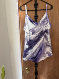 Purple & White Tank Top - XL (New)