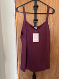 LuLaRoe Maroon Tank Top - XL (New with Tags)
